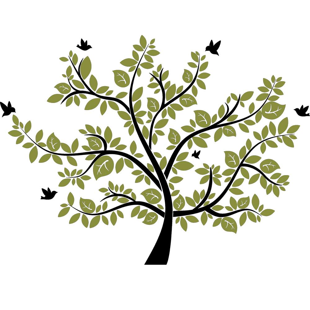 DESIGNSCAPE® XXL Wandtattoo Baum Wandtattoo Lebensbaum