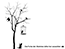 Wandtattoo Baum mit Vogelkäfig Motivansicht