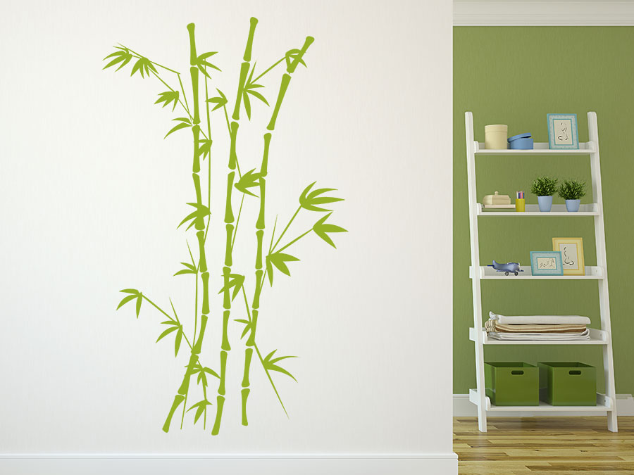 Wandtattoo Bambushalme bei Homesticker.de