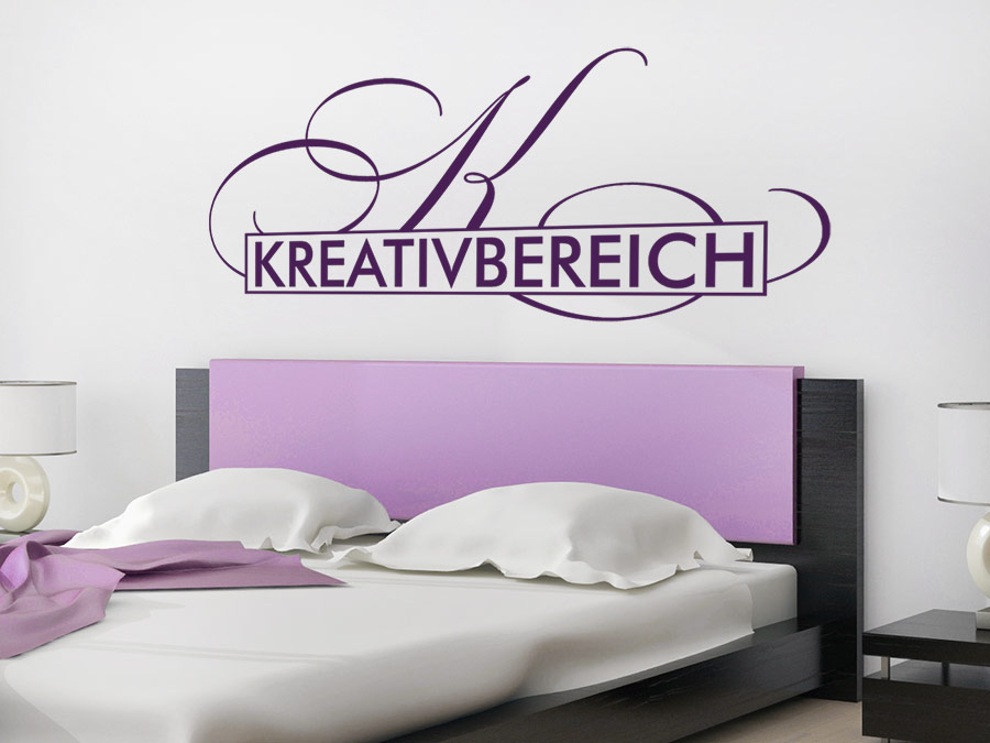 Wandtattoo kreativbereich bei wandtattoo.de Schlafzimmer wandtattoo