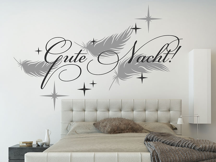 Wandtattoo worte fürs schlafzimmer kreative begriffe bei ... Wandtattoo schlafzimmer