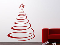 Wandtattoo Designer-Weihnachtsbaum