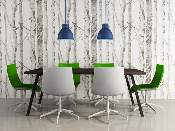 Farbtrend grün und blau kombinieren tipps und ideen Wohnzimmer blaue couch