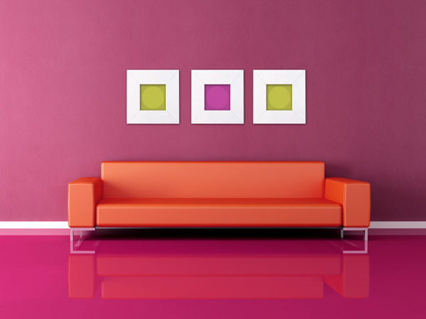 Color Blocking in der Wohnung