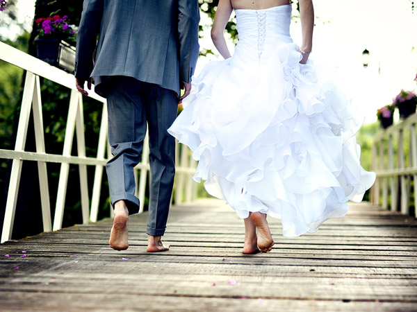 Fotoshooting Hochzeit lustige Idee