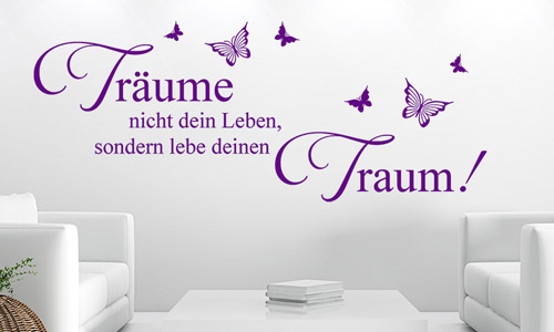 Wandtattoo Sprüche Zur Wandgestaltung Wandtattoode