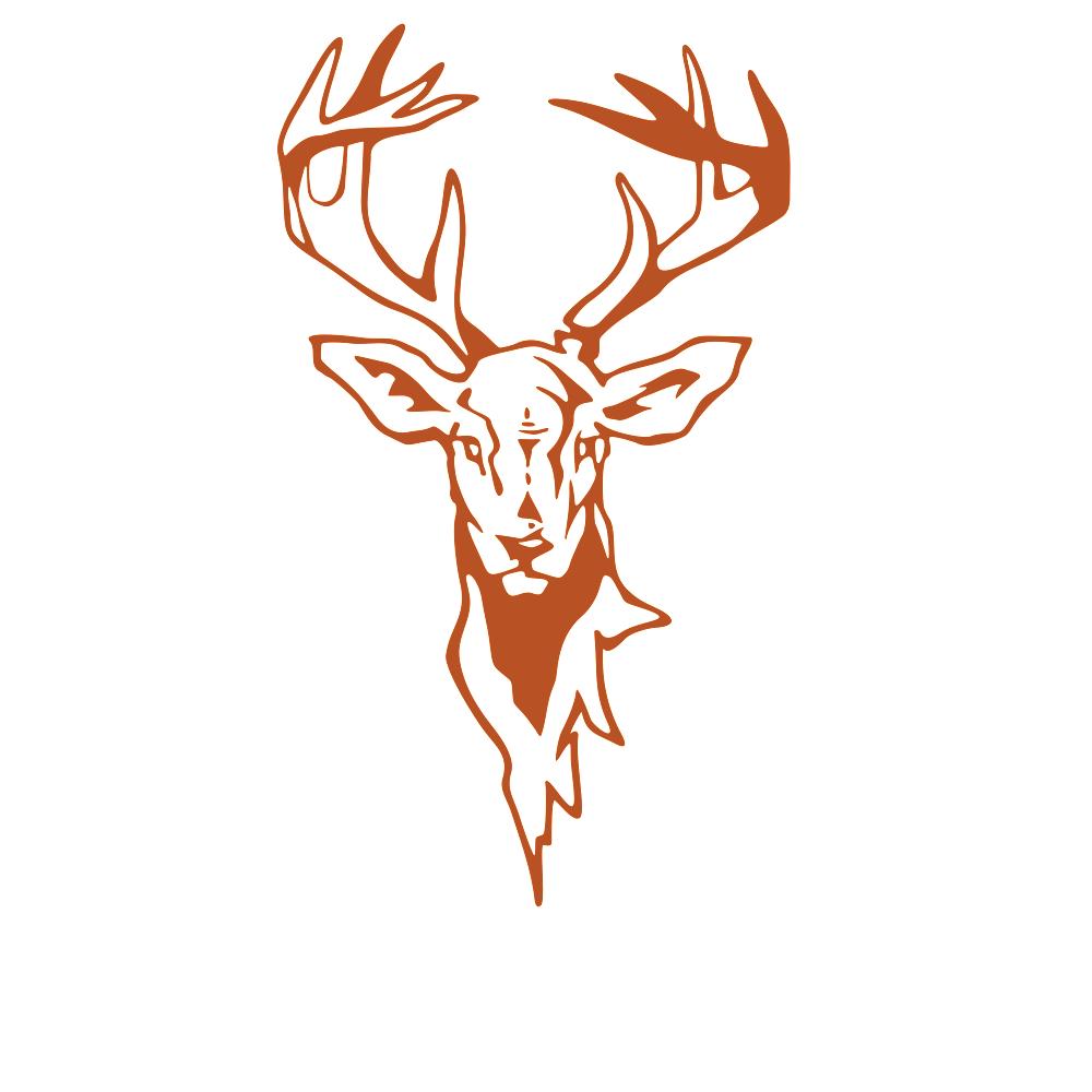 Wandtattoo Hirschgeweih Hirschkopf Silhouette Von DESIGNSCAPE EBay