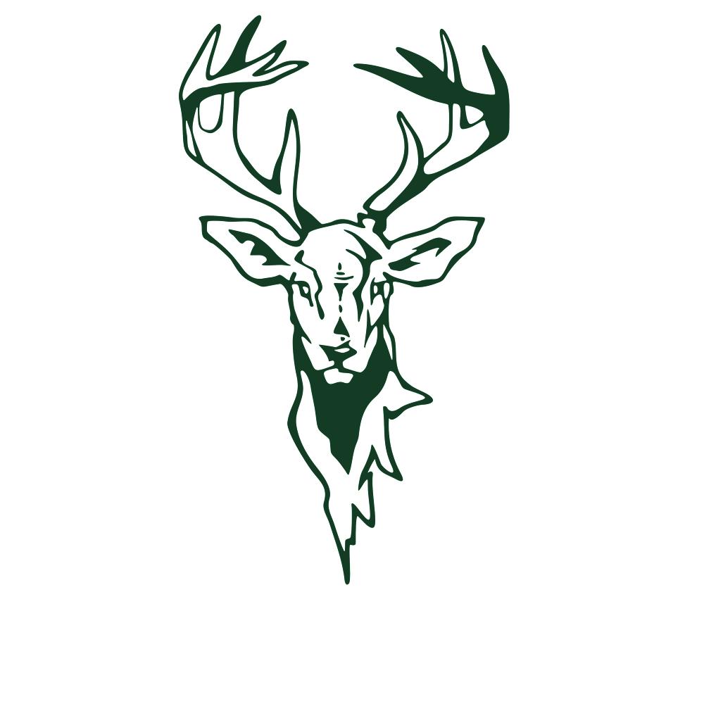 wandtattoo hirschgeweih hirschkopf silhouette von wandtattoo hirschgeweih hirschkopf silhouette von