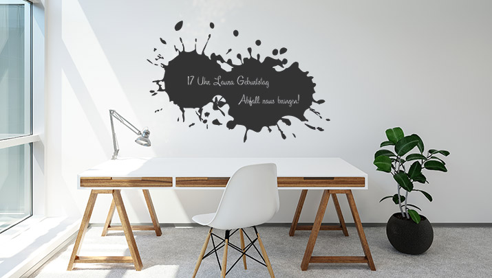 Wandtattoo aus der Kategorie Tafelfolie