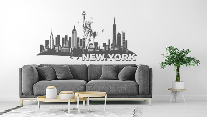 Wandtattoo aus der Kategorie Skylines
