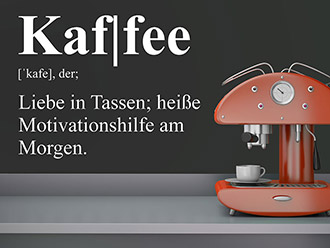 Wandtattoo Kaffee Definition