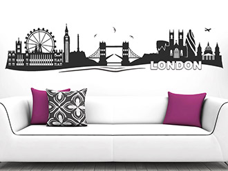 London Skyline als Wandtattoo