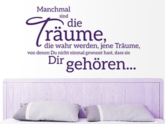 Wandtattoo Die Träume