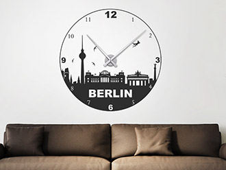 Wandtattoo Uhr Berlin