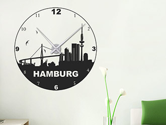 Wandtattoo Uhr Hamburg