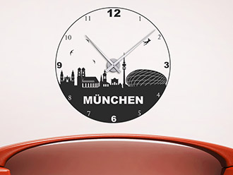 Wandtattoo Uhr München
