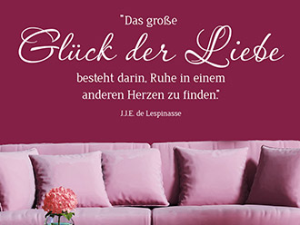 Wandtattoo Zitate zur Liebe online kaufen bei Wandtattoo.de