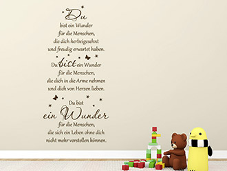 Wandtattoo für Junge Babyzimmer | Baby Junge | WANDTATTOO.DE