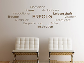 Wandtattoo Erfolg