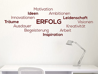 Wandtattoo Wortwolke Erfolg | Bild 4
