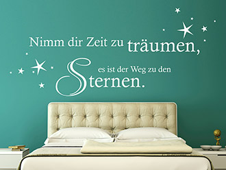 Wandtattoos Für Das Schlafzimmer Und Bett Wandtattoode