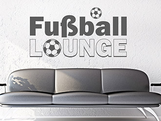 Wandtattoo Fußball Lounge