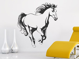 Wandtattoo Wildes Pferd