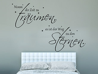 Wandtattoo Der Weg zu den Sternen