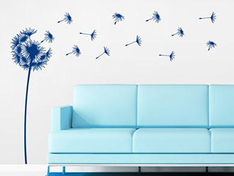 Wandtattoo Flauschige Pusteblume