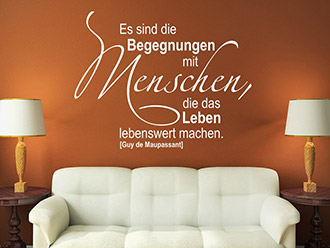 Wandtattoo Die Begegnungen