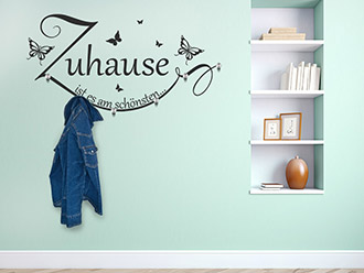 Garderobe Zuhause ist es...