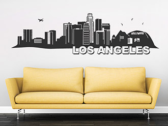 Wandtattoo Los Angeles Skyline