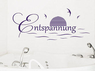 Wandtattoo Entspannung