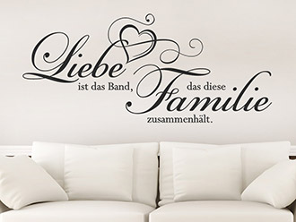 Wandtattoo Liebe Sprüche online kaufen bei Wandtattoo.de