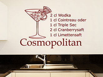 Wandtattoo Cosmopolitan