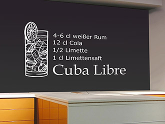Wandtattoo Cuba Libre