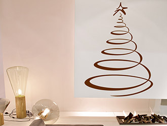 Wandtattoo Designer-Weihnachtsbaum