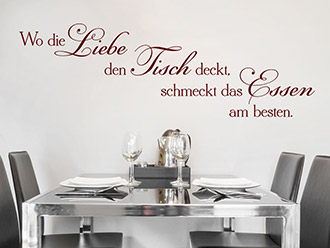 Wandtattoo Essen & Trinken Sprüche online kaufen bei Wandtattoo.de