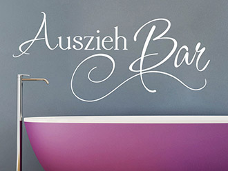 Wandtattoo Ausziehbar