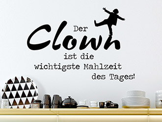 Wandtattoo Der Clown ...