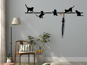 Garderobe Katzen