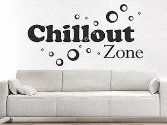 Wandtattoo Chillout Zone