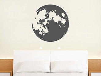Wandtattoo Vollmond