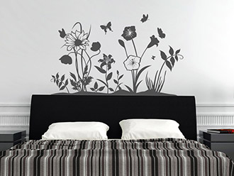 Wandtattoo Blumenwiese