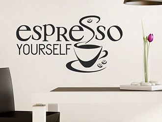 Wandtattoo Espresso yourself