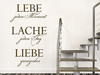 Wandtattoo Liebe grenzenlos