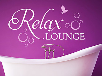 Wandtattoo Relax Lounge