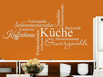 Wandtattoo Worte für die Küche und den Essbereich | WANDTATTOO.DE