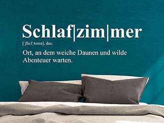 Wandtattoo Schlafzimmer Definition