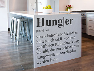 Wandtattoo Hunger Definition